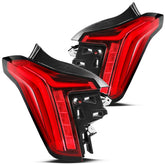 VehicleAid Taillights For 2020-2022 Cadillac CT5 All Red